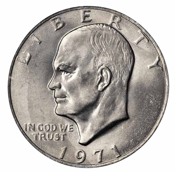United States 1971 (P) Eisenhower Dollar