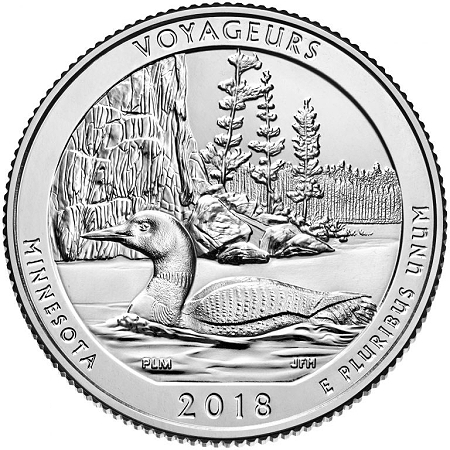 Voyageurs National Park coin