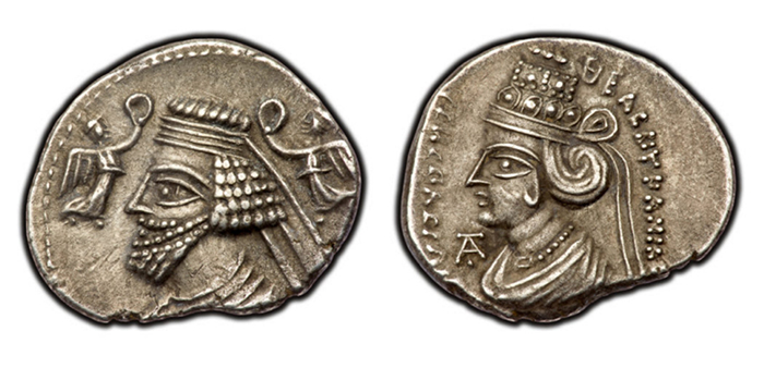 << Fig 6 Parthian Kingdom. Silver drachm >>