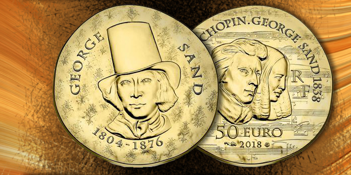 George Sand - Chopin - George Sand - Monnaie de Paris