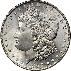 1903-S Morgan Silver Dollar. MS-66 (PCGS). CAC. OGH.
