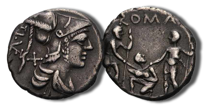 Denar 137 BC Veturius
