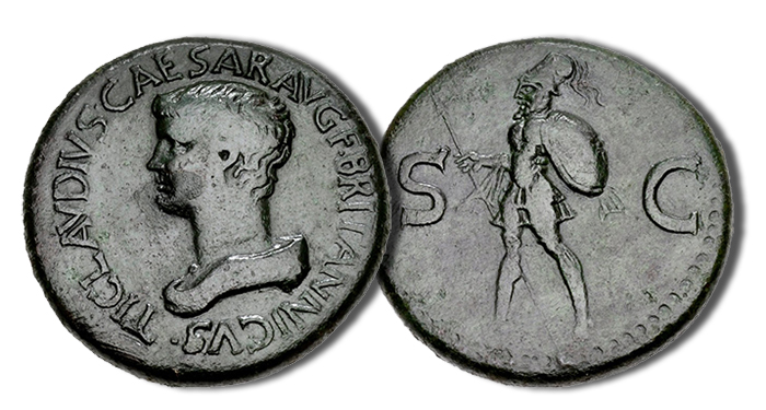 Sestertius 50-54 AD Britannicus