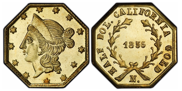 California fractional gold pieces