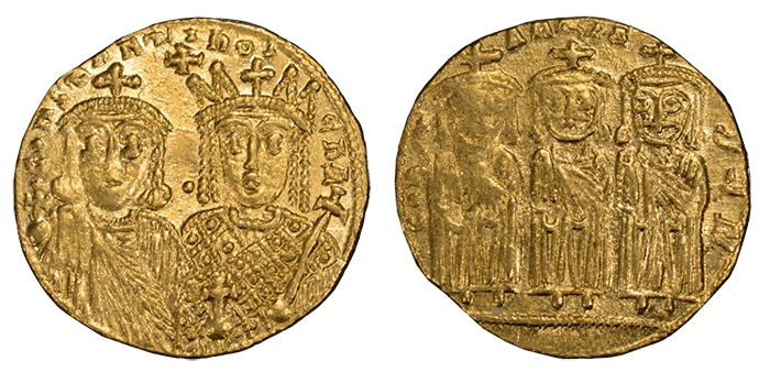 Constantine VI and Irene. Solidus - Harlan J. Berk 206th Buy or Bid Sale