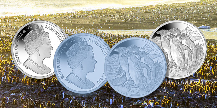 Pobjoy Mint - 2019 Penguin Titanium and Cu-Ni Coins