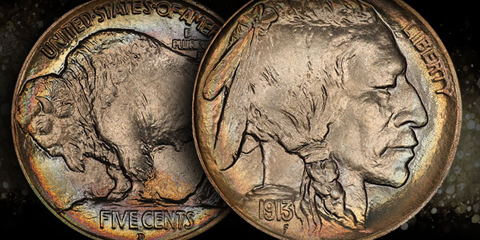 GreatCollection 1913 Buffalo Nickel