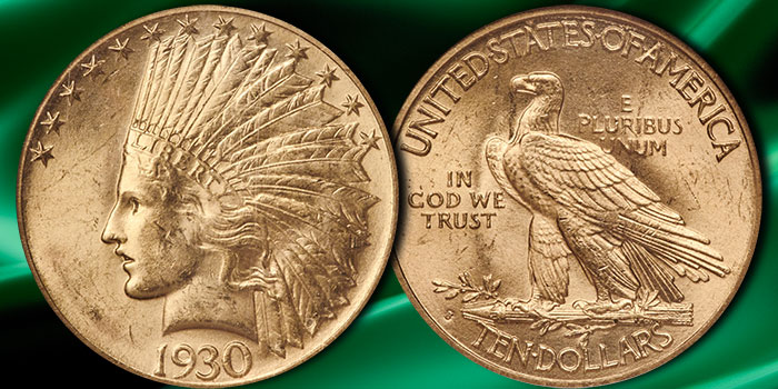 Heritage Auctions 1930-S Ten Dollar Gold Coin