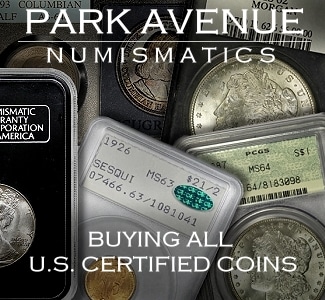 Park Avenue Numismatics Gold and Silver Bullion