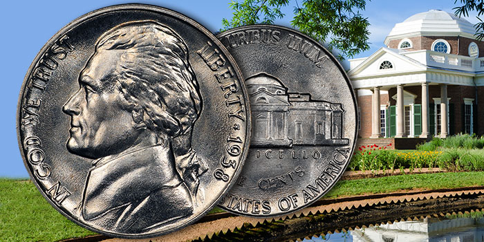 United States 1938 Jefferson Nickel