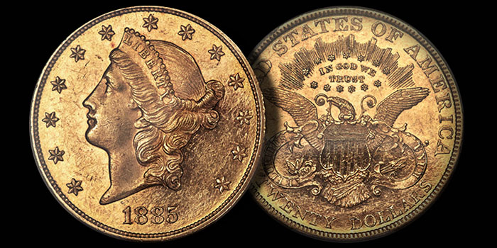 1885 Liberty Head double eagle