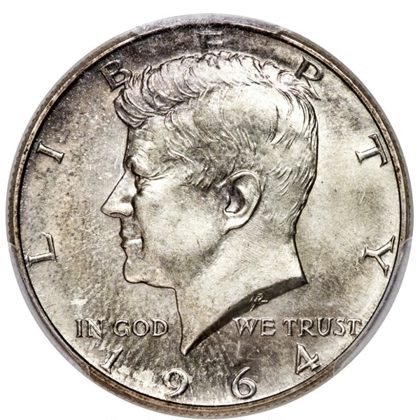 1986 D John Kennedy Half Dollar With Capsule from Mint Set Combined Shipping