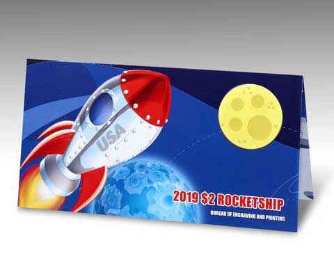 2019 $2 Rocketship   Sealed 