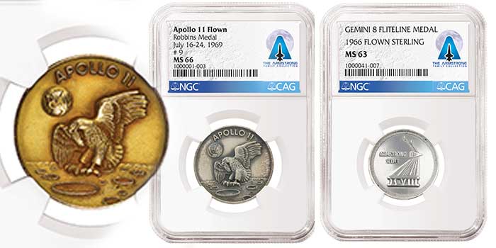 Apollo 11 Robbins Medals - NGC