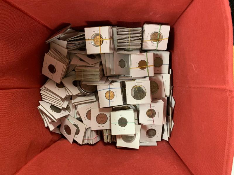 Wisconsin recovered coins July 2019. Numismatic Crime Information Center and Doug Davis
