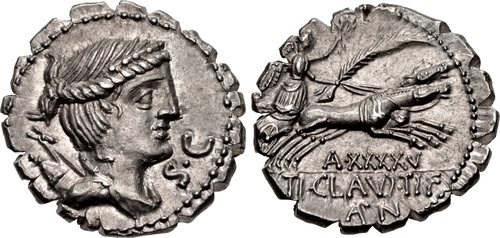 Ancient Roman Serrati. Images courtesy NGC