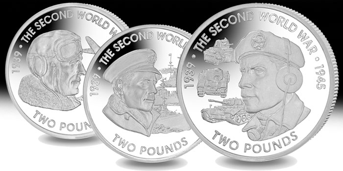 Soldier, Sailor, Airman: 80th Anniversary of the Start of World War II Commemorated on 3-Coin Set