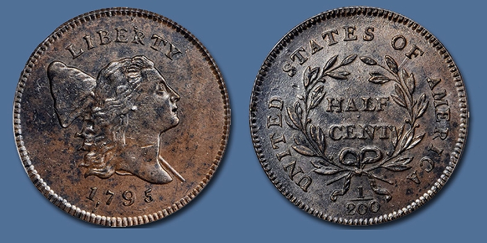 1795 C-2a Half Cent