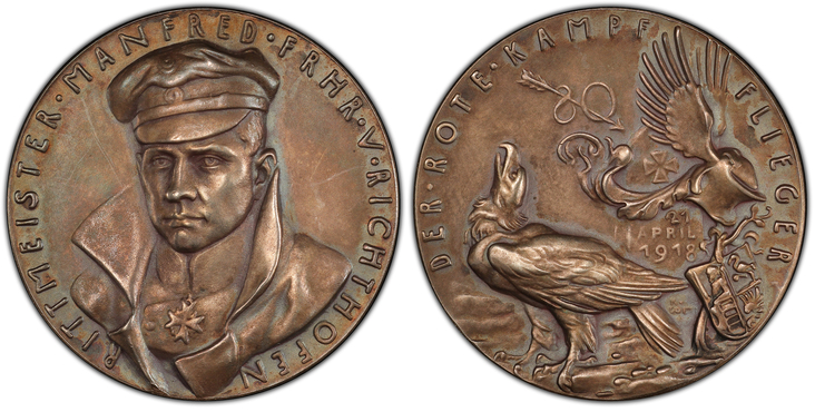 GERMANY - EMPIRE. 1918 AR Medal. PCGS SP64 Matte. Images courtesy Atlas Numismatics