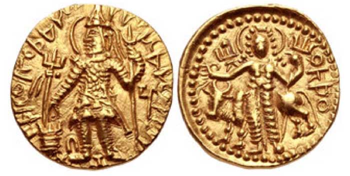 Kushan Empire. Kanishka III. Circa 267-270 CE. AV Dinar