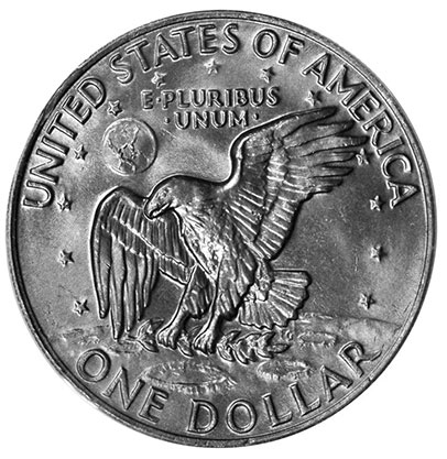 1977 Eisenhower Dollar Reverse