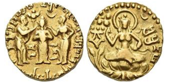Kumaragupta. Dinar, Apratigha type, 409-450/452, AV 7.91 g. 