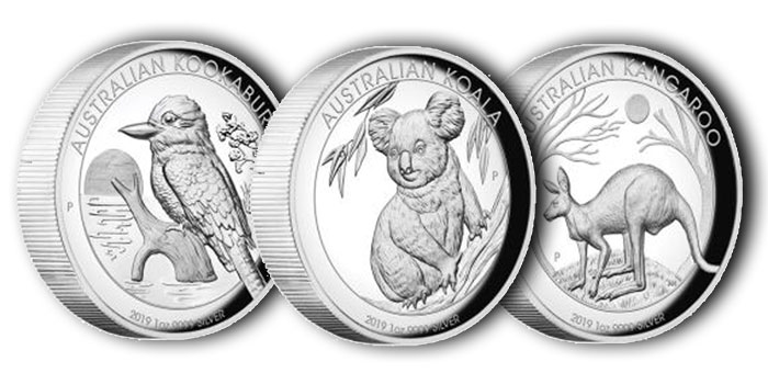 2019 Australian $1 1oz Koala .9999 Fine Silver Bullion Coin dollar Australia