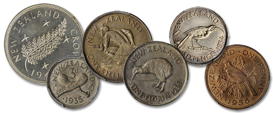 Elite New Zealand Sterling Coinage From the Fenton Collection Offered by Stack's Bowers