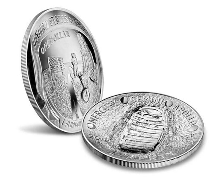 Apollo 11 commemorative dollar
