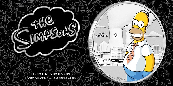 Perth Mint Coin Profiles - 2020 The Simpsons - Homer 2019 1/2oz Silver Coin