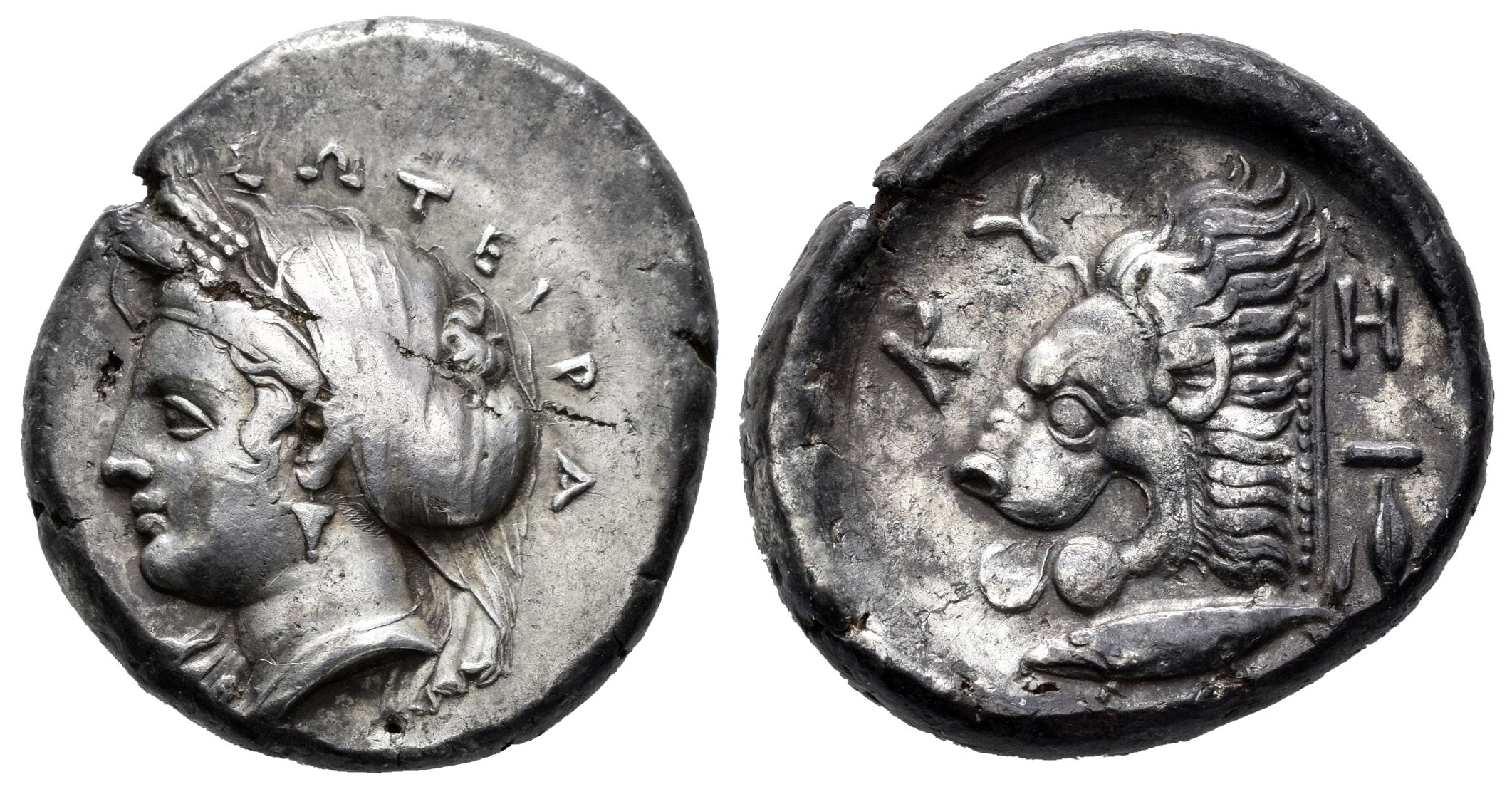 Lot 23. Mysia. Kyzikos. Tetradrachm. 390-340 BCE. Images courtesy Tauler and Fau