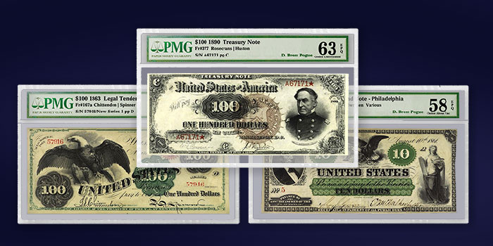 PMG Recertifies World-Famous D. Brent Pogue Collection of Banknotes