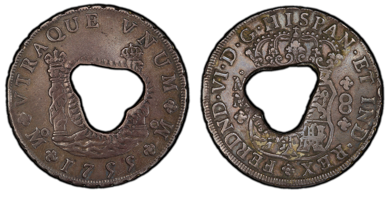 GIBRALTAR. (1770-1773) AR Dollar of 10 Bitts. PCGS XF45. Courtesy Atlas Numismatics