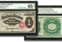 Fr.223 1891 $1 “Martha Washington” Silver Certificate. Images courtesy Stack's Bowers Auction