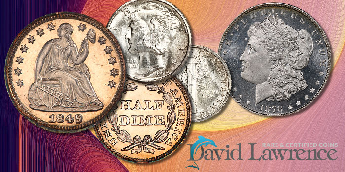Gem 1878 Morgan Dollar 7TF Reverse DMPL CAC Offered at David Lawrence Rare Coins Auction