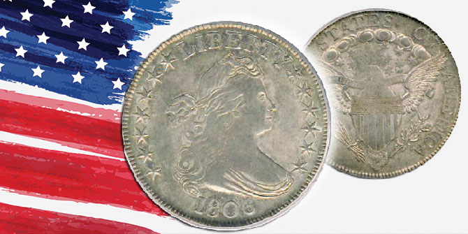 1806 Draped Bust Silver Half Dollar: Blanchard