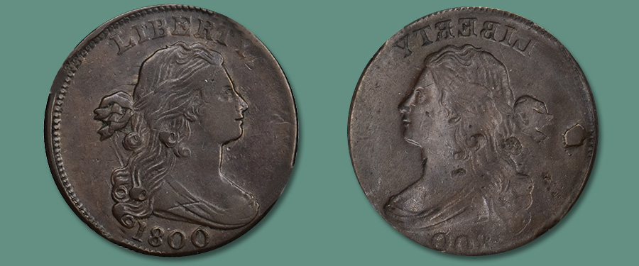 Unique 1800 S-209 Obverse Brockage Cent Featured in Stack's Bowers Baltimore Auction