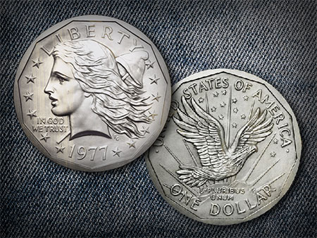 Modern Coin Profiles United States 1979 P Susan B Anthony Dollar,Grandmother Cartoon