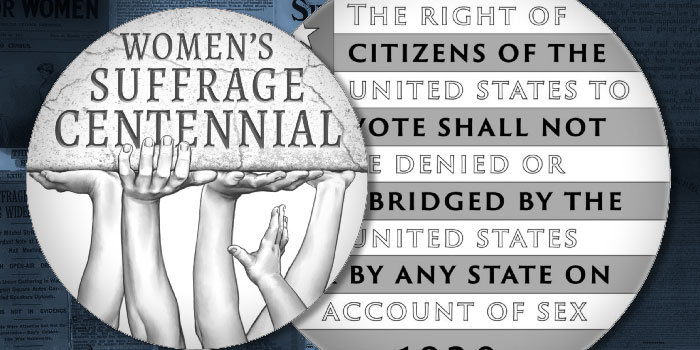 United States Mint Announces Design for 2020 Women’s Suffrage Centennial Silver Medal