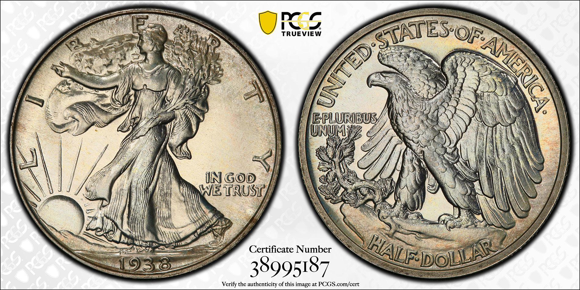 PCGS 1938 Half Dollar Proof Sells for Record $81,562 at GreatCollections
