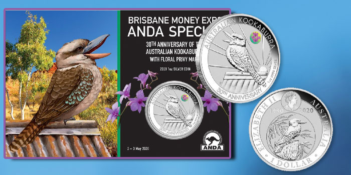 Perth Mint Coin Profiles - Australia 2020 Brisbane Expo Privy Mark Kookaburra 1oz Silver Coin