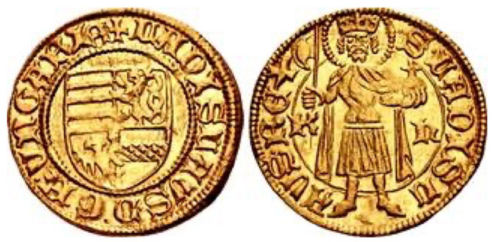 (Kingdom of Hungary). Ladislaus V. 1453-1457. AV Goldgulden
