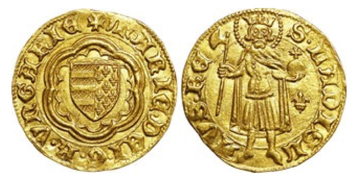 Maria of Anjou (1382-95) Goldgulden