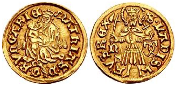 Magyar Királyság (Kingdom of Hungary). Matthias I Corvinus. 1458-1490. AV Goldgulden