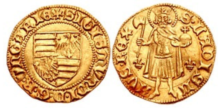 HUNGARY. Sigismund. 1387-1437. Goldgulden