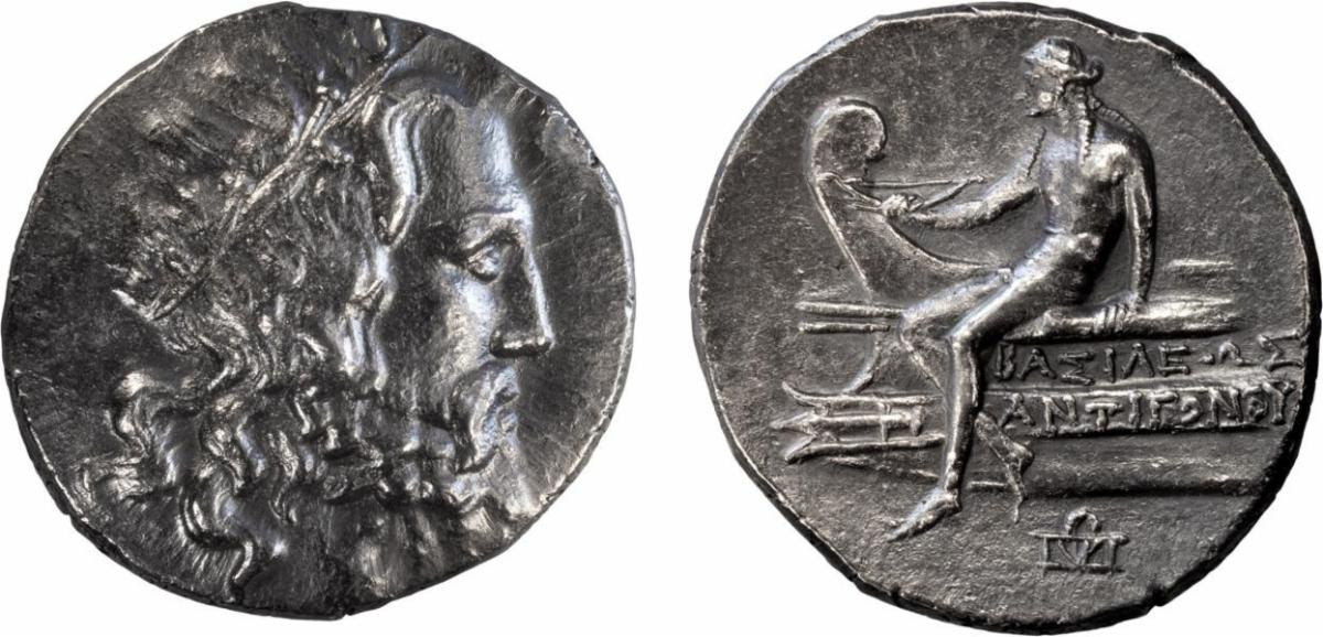Macedonia, Antigonus Doson. Silver tetradrachm. Image courtesy Numismatic Crime Information Center (NCIC), Doug Davis