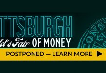 ANA World's Fair of Money 2020 in Pittsburgh, Pennsylvania suspended