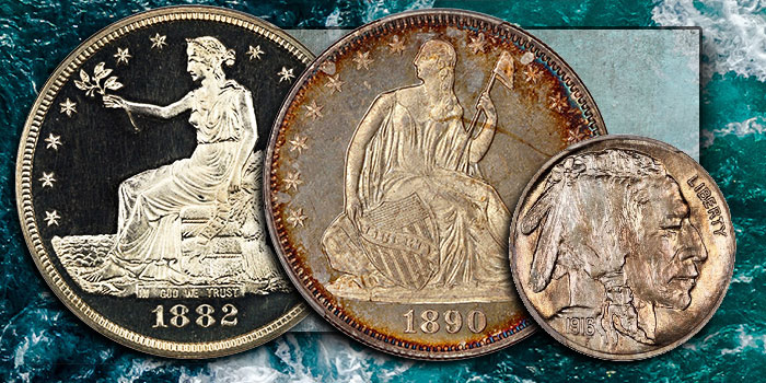 Early Large Cents, Key 1916 Buffalo Nickel at David Lawrence Rare Coins