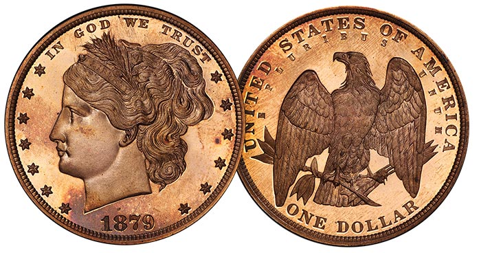 1879 "Washlady" dollar pattern. Image: PCGS.