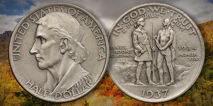 Classic Commemorative Coins: Possibly Unique Matte Proof 1937 Boone Half Dollar